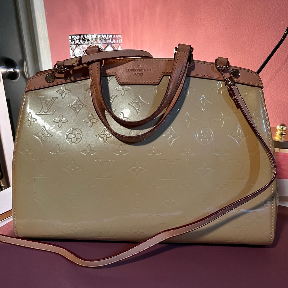 Louis Vuitton Brea Vernis Bag.